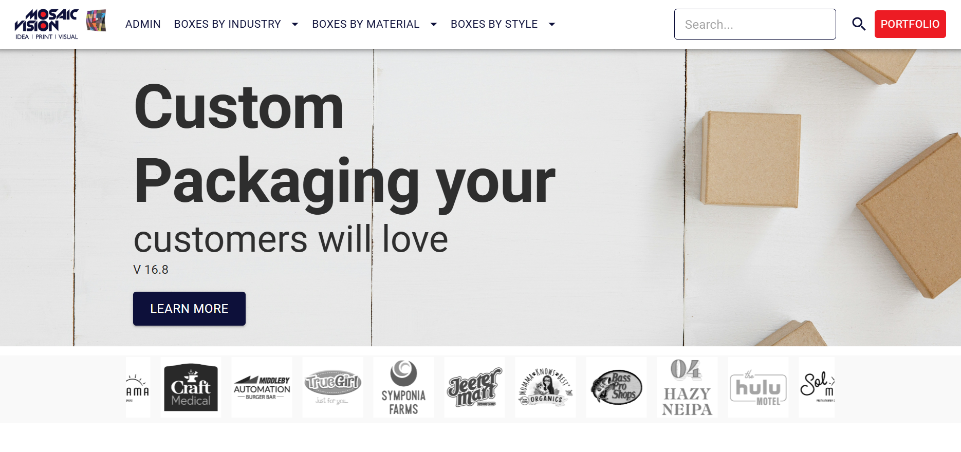Mosaic Vision Web App