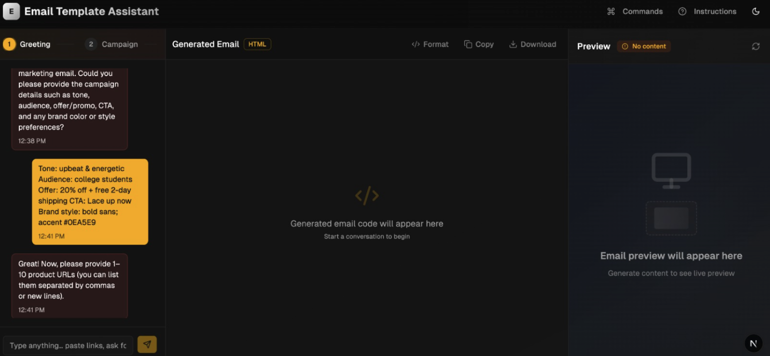 LangGraph Email Template Assistant